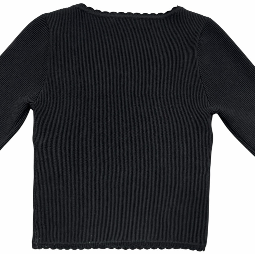 ASTR The Label Scallop Trim Ribbed Knit Top - Picture 3 of 8